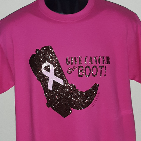 Give Cancer the Boot T-Shirt