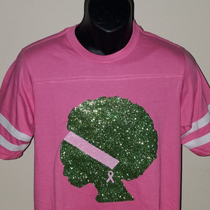 Pink and Green Natural T-Shirt